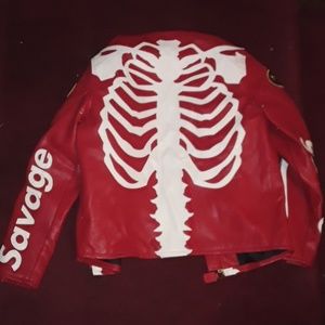 Hudson leather Skull Jacket